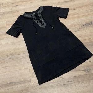 Forever 21 suede dress.